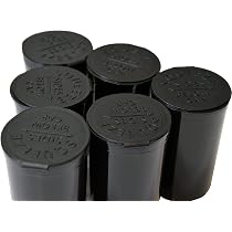Lot De 50 Flacons Souples RX 80ml Noirs - Pop Top Résistants Aux Enfants FDA