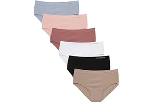 Channo Bragas de Algodón y Bambú para Mujer, Talle Alto, Sin Costuras, Colores Lisos