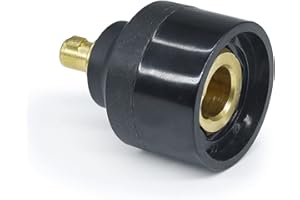 VECTOR WELDING Vector Adaptateur pour fiche de câble soudé de 13 mm à 9 mm (femelle de 13 mm vers 9 mm) - Pack de tuyaux compatibles avec tous les appareils de soudage