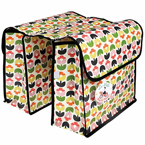 LS Design Kinder Fahrradtasche Doppelpacktasche Gepäckträgertasche Klettverschluss - 2