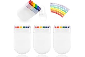 MaNeaz 3 Piezas Pintacaras Pinturas Cara De Arcoiris Lápices De Maquillaje Arco Iris Pinta Caras Para Fiestas Arco Iris Accesorios De Pintura De Cara Del Orgullo（6 Colores）