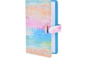 MUGAST Álbum de Fotos de Cuero de la PU para Fujifilm Instax Mini Película de cámara instantánea para películas de 3 Pulgadas de Fujifilm Instax Mini Series, para Leica Sofort, para Lom(Pintura al óleo)