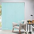MSR 116 Vertical Blinds/Curtains and Shades for Home Furnishing(Balcony,Kitchen,Bedroom,Bathroom etc. Aqua (5 ft 2 inch(W)*6 ft 8 inch(H))