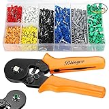 Blingco Aderendhülsen Crimpzangen Set (0,25-6,0 mm²...