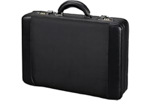 ‎ALASSIO ALASSIO 45039 - Attaché Laptop Koffer MODICA, aus strapazierfähigem Lederimitat, ca. 45,5 x 32,5 x 10,5 cm, schwarz