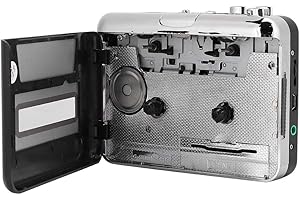 Exliy Reproductor de Cassette, Reproductor de música de Audio Walkman con Cable USB, Reproductor de música de Audio Walkman Convertidor de Casete a MP3, Adecuado para Windows2000 / XP/Vista /