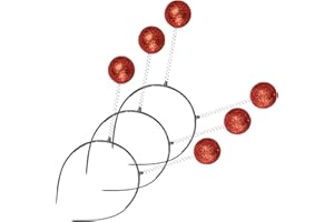 UNVOJL 3 Pieces Martian Antenna Headbands Alien Headbands