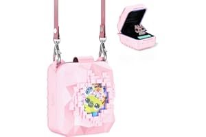 MSILTE Digitale Haustier Silikon Schutzhülle für Bitzee Magicals, stoßfest, Kratzfest, kommt mit hängendem Seil Zubehör, passend für Bitzee Magicals (rosa)