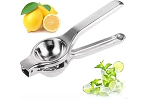 SATOHA FunRun Presse-Citron Manuel Professionnel en Acier Inoxydable, Extracteur de jus Presse-Agrumes Convient pour Jus d'orange, de Citron et d'autres Fruits sans Coque