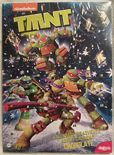 Preisvergleich Produktbild Nickelodeon Teenage Mutant Ninja Turtles Adventskalender mit Vollmilchschokolade für Weihnachten