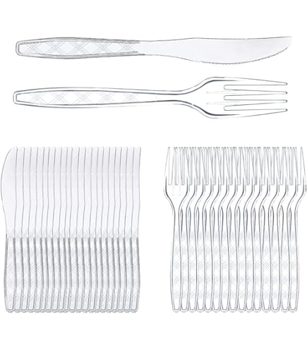 Posate Di Legno Biodegradabili BIOZOYG - Set 400 Con Tovagliolo, Per Feste, Picnic E Eventi - Foto 5