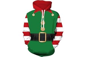 KASHYKE Hässliche Weihnachtspullover Herren Lustig 3XL 4XL 5XL 6XL Christmas Sweater Ugly Große Größen Weihnachtspullover+Herren Funny Witzige Weihnachten Pullover Xmas Weihnachts Pullis Hässlicher Hoodie