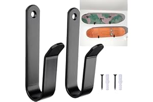 HAIYUU Porta Snowboard Parete, Porta Sci da Muro Snowboard Accessori Gancio Muro, Accessori Sci Supporto a Parete Gancio per Tavole, Longboard, Wakeboard, Pattini Rotelle, Casa e Garage