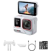 Insta360 Ace Pro 2 Action Cam 8K Con Leica Summicron, Sensore 1/1.3", Doppio Chip IA, Impermeabile 12m, Cover Antivento – Standard Pack - 4