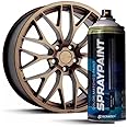 Bronze Star Metallic Alloy Wheel Paint - Premium Aerosol Spray for Durable, High-Gloss Finish on Automotive Rims - Ideal for Customization, Scratch Resistance