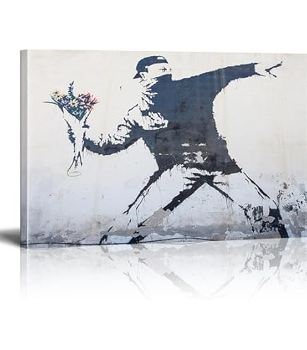 Giallobus - Schilderijen - Banksy - Meisjesfiets Hoelahoep - Acrylglas - 100x70 - Klaar om op te hangen - Moderne schilderijen voor thuis Giallobus - Schilderijen - Banksy - Meisjesfiets Hoelahoep - Acrylglas - 100x70 - Klaar om op te hangen - Moderne schilderijen voor thuis