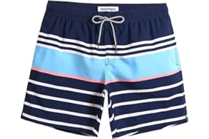 MaaMgic Pantaloncini da Bagno da Uomo Asciugatura Veloce Costume da Bagno per Surf sulla Spiaggia Multi-funzioni Allenamento casa con Fodera in Mesh con Fodera in Mesh