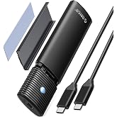 Coverzone Orico USB 10Gbps M.2 NVMe & SATA SSD Harici Kutu, Toolless Tasarım, Al&uuml;minyum Soğutuculu Enclosure, 2230&ndash;2280 Uyuml