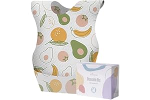 Sunveno Śliniak, śliniaczek dla niemowląt, szczelna karma i zamknięcie wielokrotnego użytku, owoce., S