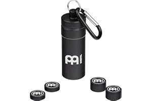 Meinl Cymbals Cymbal Tuner Magneten — Set mit 4 Stück — zum Stimmen von Schlagzeug Becken — Drummer Geschenk — Schlagzeug Zubehör, Schwarz (MCT)