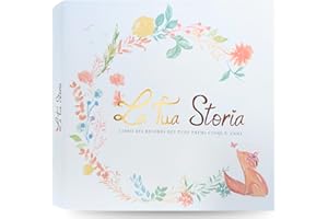 TIPICHOU Album nascita bambino e bambina 150 pagine - Libro ricordi neonato con foto, album fotografico per bimba e bimbo, Regalo originale per neonato o neonata (Italiano)