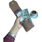 Hakiki Deri &Ccedil;ıt&ccedil;ıtlı Erkek C&uuml;zdan | Nova 5801,Taba