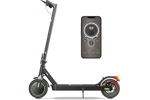 Trotinette Electrique Adulte, isinwheel S9pro - Contrôle par pplication, avec Amortisseur, 25 km/h, Affichage LED, Pneu alvéolaire de 8,5 Pouces, Pliante