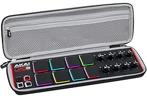 Aproca Hard Carry Travel Case for Akai Professional LPD8 Portable 8-Pad USB MIDI Pad Controller