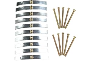 HONSEADEK 10 PZ Viti di Riparazione Scatola Da Parete In Acciaio Giunzione Fissa Presa Scatola Ganci Interruttore Cassette Riparatore Aste di Supporto Scatola Inferiore Strumenti