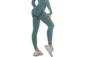 DUROFIT Leggins Donna Push up Leggings Sportivi Vita Alta Anticellulite Pantaloni Palestra per Fitness Yoga Pant