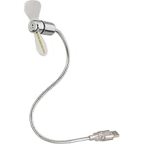 Ventilatore USB Con Orologio LED - Direzione Regolabile, Per Ufficio E Casa - Foto 10