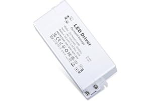 YAYZA! LED Transformer 24V 60W, IP44 Power Supply Driver 2.5A, 240V AC to 24 Volt Low Voltage Adapter, for Constant Voltage LED Stirp Lights Mr16 G4 Display Bulbs Lamp