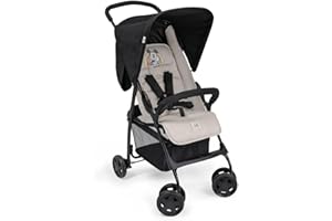 hauck Poussette Canne Sport Disney Mickey et Minnie – Ultra Légère 5,9 kg – Dès la Naissance Jusqu’à 15 kg – Pliage Compact – Dossier Inclinable – Grand Panier 3 kg – Noir