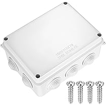 Industriële Kabelbox - Waterdichte Lasdoos met transparante deksel - Inbouwdoos