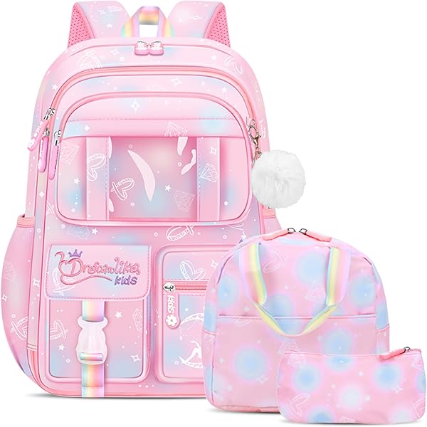 Amythe Schooltas voor meisjes 1e - 3e klas, schooltas meisjes met