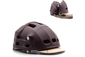 Overade Innovation Française - Casque Pliable Plixi Pour Vélo, Trottinette, Rollers. Certifié Ce En1078, Protège Comme Un Casque Classique. Volume Divisé Par 3. Deux Tailles.