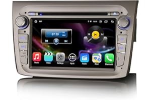 GONFEN 8-Core 4GB+64GB Android 13 Radio Coche GPS Navegación para Alfa Romeo Mito 2008-2019 con Pantalla táctil de 7 Pulgadas Bluetooth Carplay Android Auto Dab+ DVD WiFi 4G LTE FM RDS DSP USB