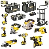DeWalt DCK xr8mp4 (DCD995 + DCG412 + DCL040 + dcs331 + DCS391 + dcs387 + DCF895 + DCH253 + 4 x 5,0 Ah Li-Ion + Dewalt 1 – 70 – 349).