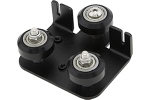 DiGiYes Plaque de Support arrière d'extrudeuse d'imprimante 3D avec poulie pour Ender 3 Ender 3 Pro CR-10 CR-10S S4 S5 Série en Aluminium