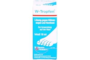 HOFMANN & SOMMER GMBH & CO. KG W-TROPFEN Lösung gegen Hühneraugen+Hornhaut 10 ml