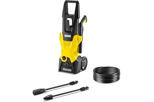 Kärcher Idropulitrice K 3, Pressione max 120 bar, Portata 380 l/h, Area di lavoro 25 m²/h, Filtro acqua, Pistola e Tubo Alta Pressione 6m, Serbatoio detergente, Ugello mangiasporco, Lancia Vario Power