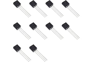 Bridgold 10pcs 2N3819 2N N-Channel J-FET Transistors 25V,TO-92.