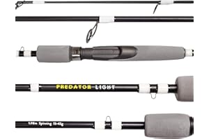Canna da Pesca FISHN - Con Fuji® Heavy Duty Real Seat - Spinning - Spinning Rod - Plug-in Rod - trasmissione diretta Della Potenza Durante la Pesca di Pesci predatori