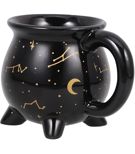 Produktbild von Großhanl Becher Hämoton Kessel Tasse Einzigartige Halloween Kaffee Hexen Gesch