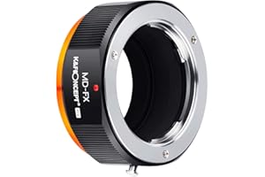 K&F CONCEPT M15115 MD-FX High Precision Lens Adapter for Minolta MD MC Lens Mount Adapter to Fujifilm Fuji X-Series X FX Mount Mirrorless Camera Body