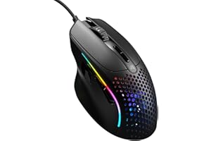 Glorious Gaming Model I 2 – mysz przewodowa dla graczy: 9 prog. przycisków (2 zamienne), superlekka (66 g), czujnik opt. 26 K DPI, przeł. na 80 mln kl., dost. do MMO/MOBA/FPS, Czarny