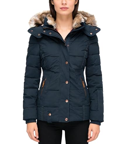 MAGIMODAC Bontkraag bontkraag kunstbont kraag bontsjaal echt voor capuchon winterjas parka jas jas, donkerbruin, 70cm/27.55