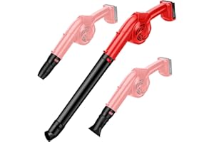 panthem Mini soffiatore d'aria a batteria, compatibile con Milwaukee 18 V (senza batteria), per la cura del prato, bolle di foglie, soffiatore elettrico per soffiare foglie, neve