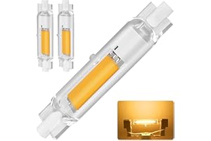 MZIEIU R7S LED 78mm Dimmerabile,20W LED COB Bianco Caldo 3000K,2000LM Nessun Sfarfallio,R7S LED 20W Lampadine Equivalente a 200W Lampada Alogena,AC 220-240V,Illuminazione Fascio 360°,Confezione da 2