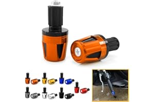 Heinmo Moto Universelle 7/8 "22MM Embouts de Guidon Anti-Vibration poignées de Barre Plus Curseur pour Hon' Kawasa' Duca' Yama' et Plus